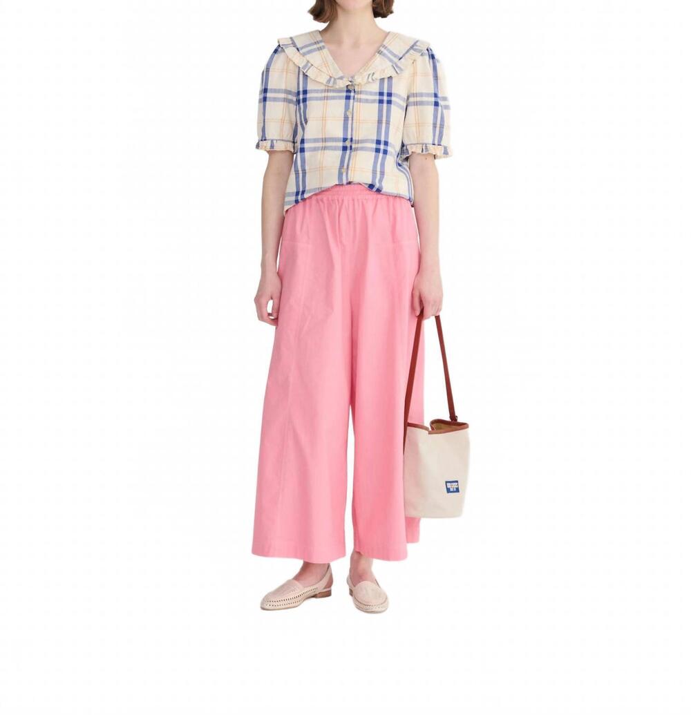 NEW BOBO CHOSES paper touch culotte wide leg pants in pink